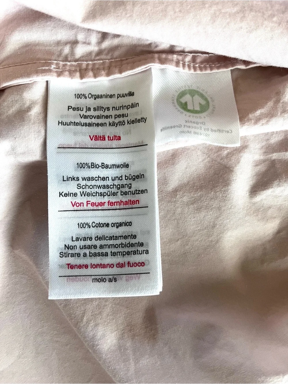 Molo Casta Organic Cotton Loose Fitting Dress 8-10